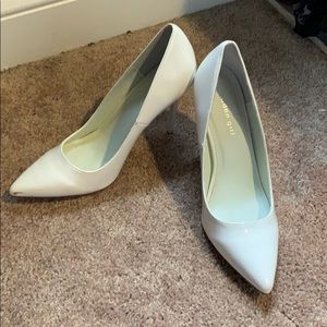 White Steve Madden pumps